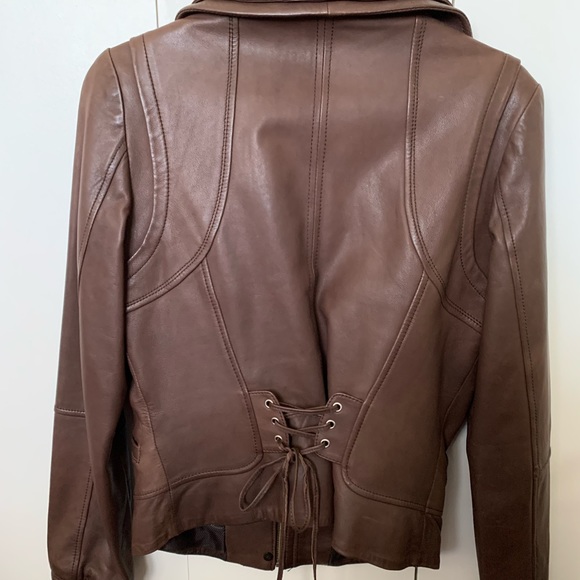 Danier genuine leather jacket, great fit, buttery soft and very comfortable on. - Picture 3 of 3